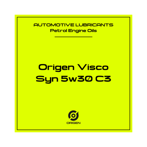 Origen Visco Syn 5W30 C3 Synthetic Engine Oil - 20L