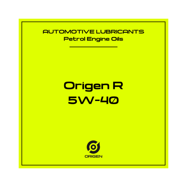 Origen R Full Synthetic 5W-40 Racing Oil 0-OIL-0099