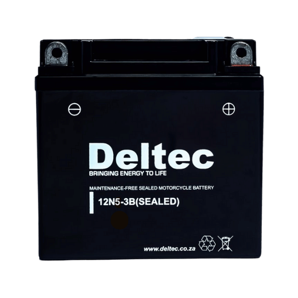 Deltec Motorcycle FB-12N5-3B Battery