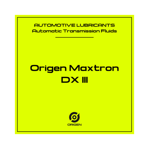 Origen Maxtron DX III Automatic Transmission Fluid - 1L