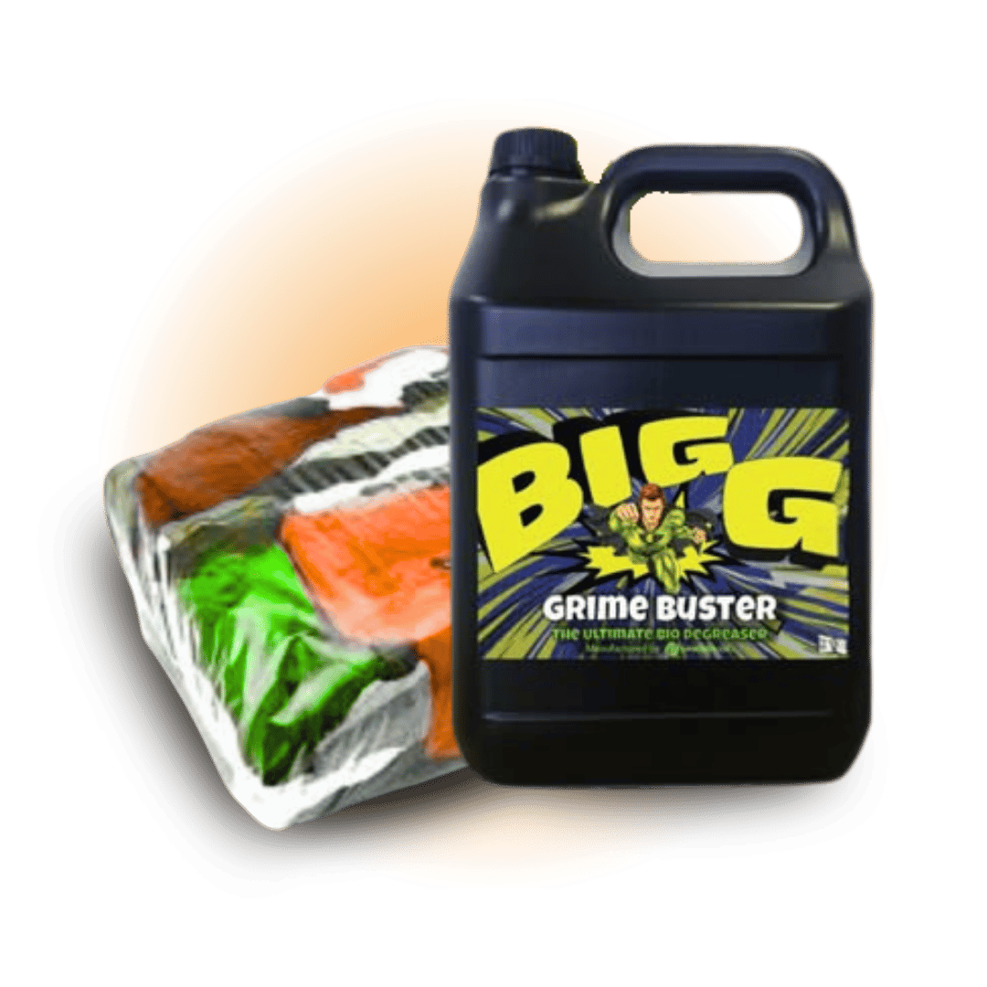 Combo Deal Degreaser & Rags 