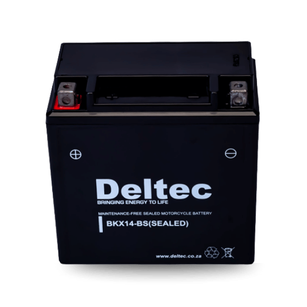Deltec Motorcycle FBX14-BS Battery