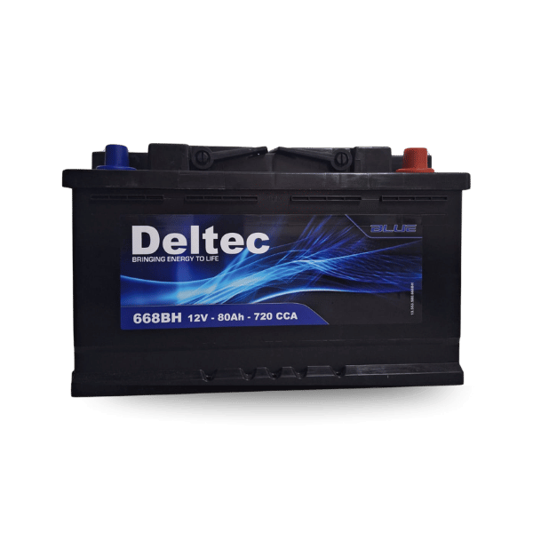 668 Deltec Blue Automotive Battery - High Box
