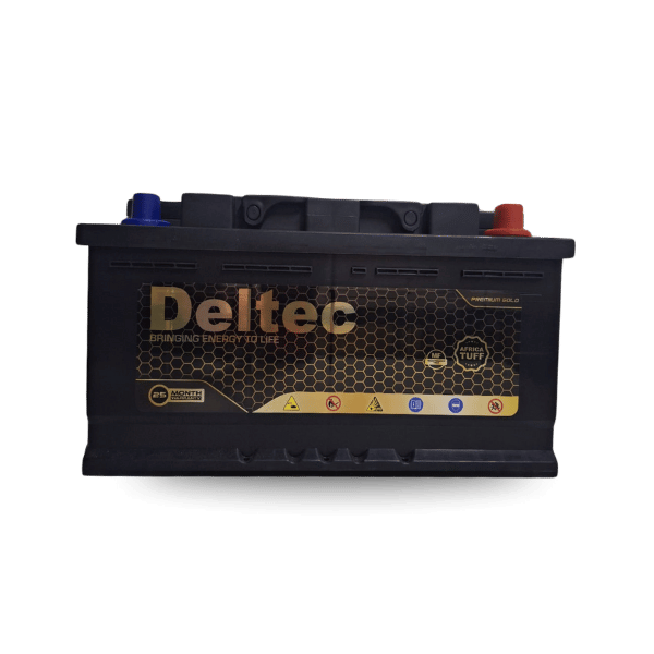 668 Deltec Gold Automotive Battery - Low Box
