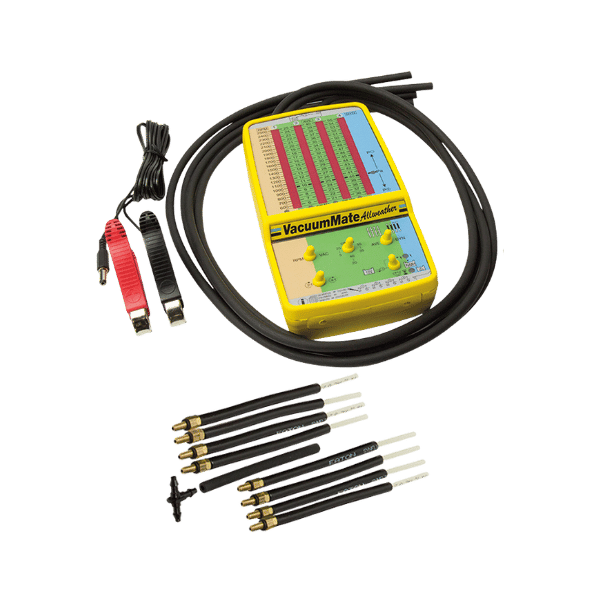 Carburetor / Fuel injection throttle valve Synchronizer, RPM & valve diagnostics, battery powered