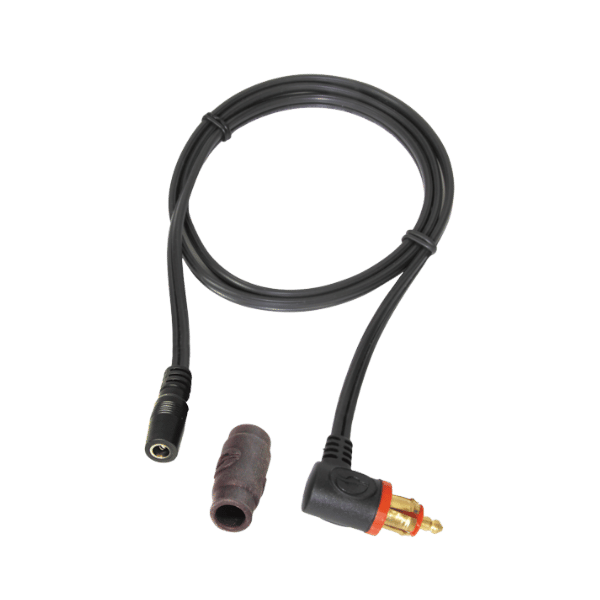 OptiMate Cable Adapter, DC2.5mm to BIKE 90° plug, for heated apparel