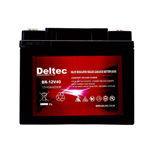 Deltec 12V 40Ah AGM Deep Cycle Battery