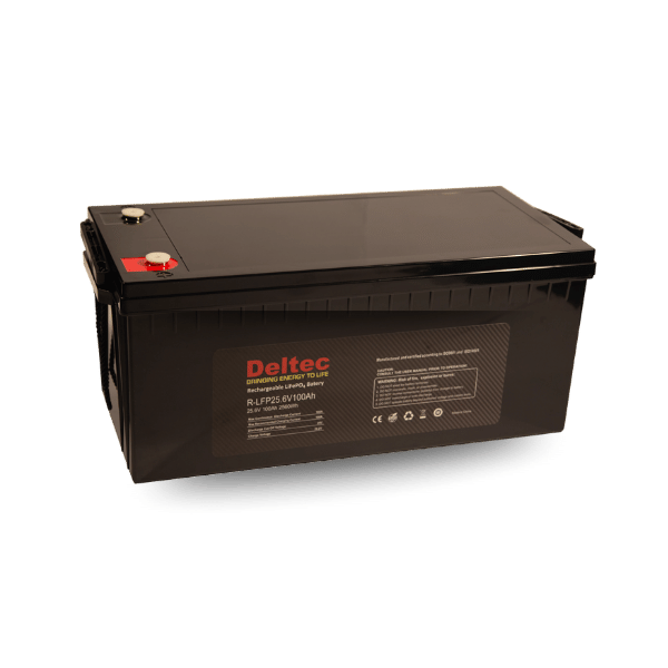 Deltec 25.6V 100ah Lithium Battery