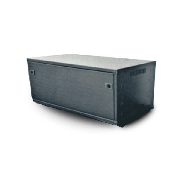 Battery Box 1 x 12V100ah - Black  On Adjustable Feet