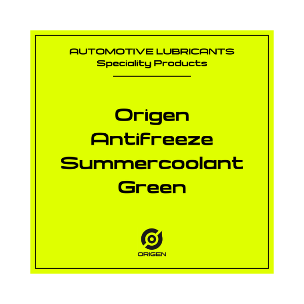 Origen Antifreeze Summercoolant Green - 210L