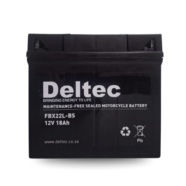 Deltec Motorbike Battery FBX22L-BS