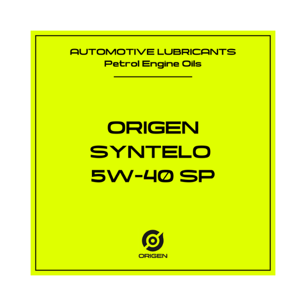 Origen Syntelo 5W-40 SP Engine Oil - 20L