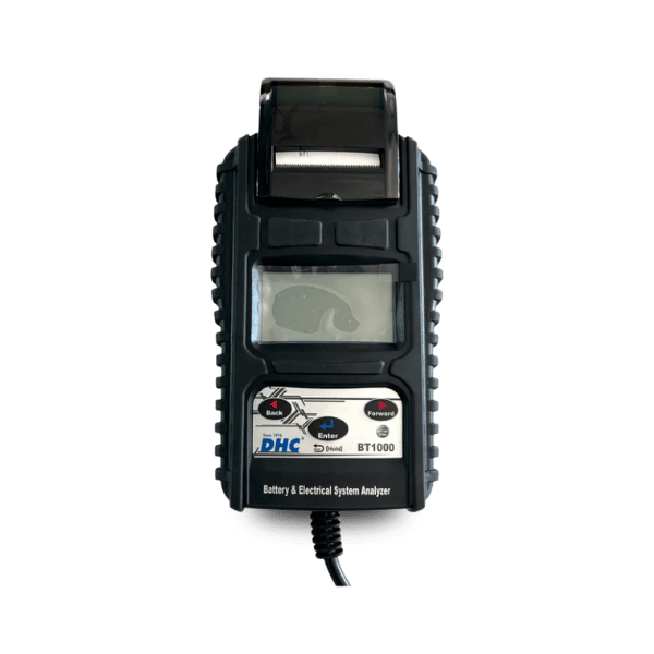 DHC BT1000 6V & 12V Battery Tester & Electrical System Analyzer with Integrated Printer