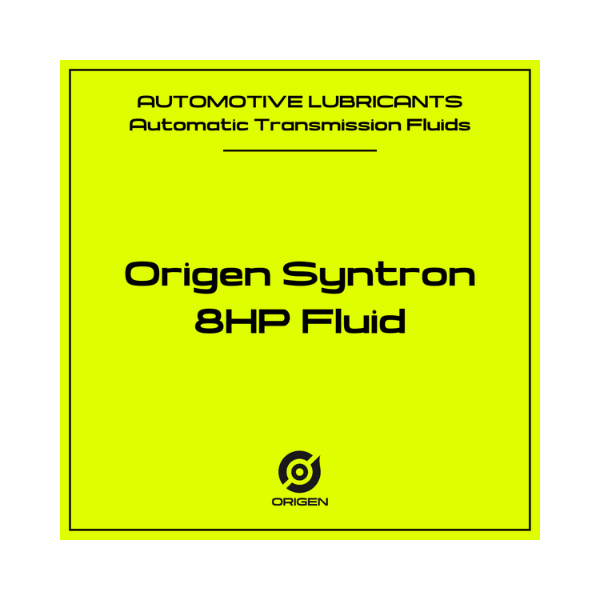 Origen Syntron 8HP Synthetic Automatic Transmission Fluid - 5L