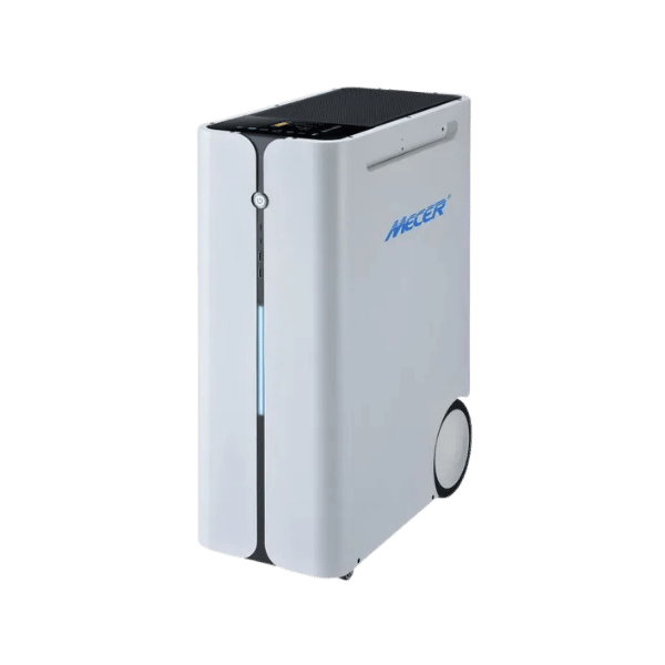 Mecer 3000VA 3000W Portable Energy Bank LiFPO4 2.5KWh Built-in  AVR monitor software cable & Built-in Surge protector MPPT White